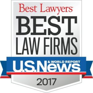 US News & World Report Best Law Firms 2017 Silver Logo