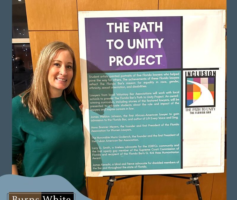 Burns White Supports The Florida Bar’s Path to Unity Program