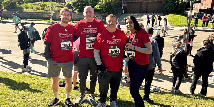 Burns White Family & Friends Participate in 2026 Pittsburgh Marathon